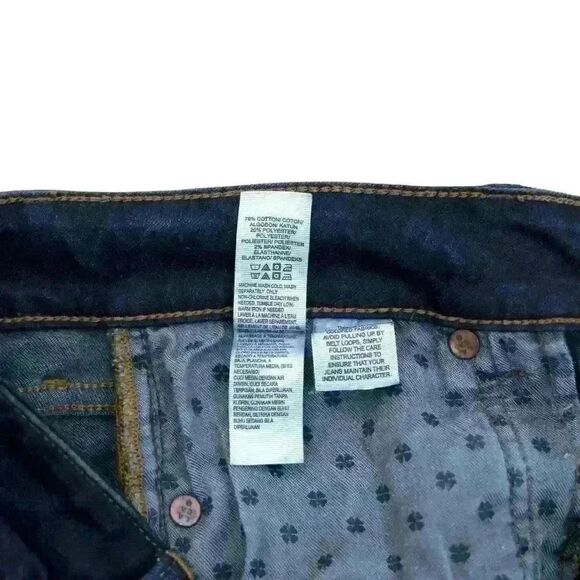 Y2K Lucky Brand Dark Wash Jeans "Lolita Skinny" Size 24 Regular - Picture 7 of 7